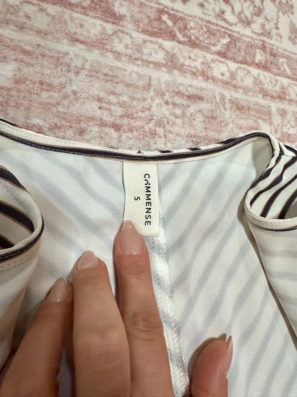 Commense 🖤 SET Striped Belted Top & Pants - Picture 10 of 16